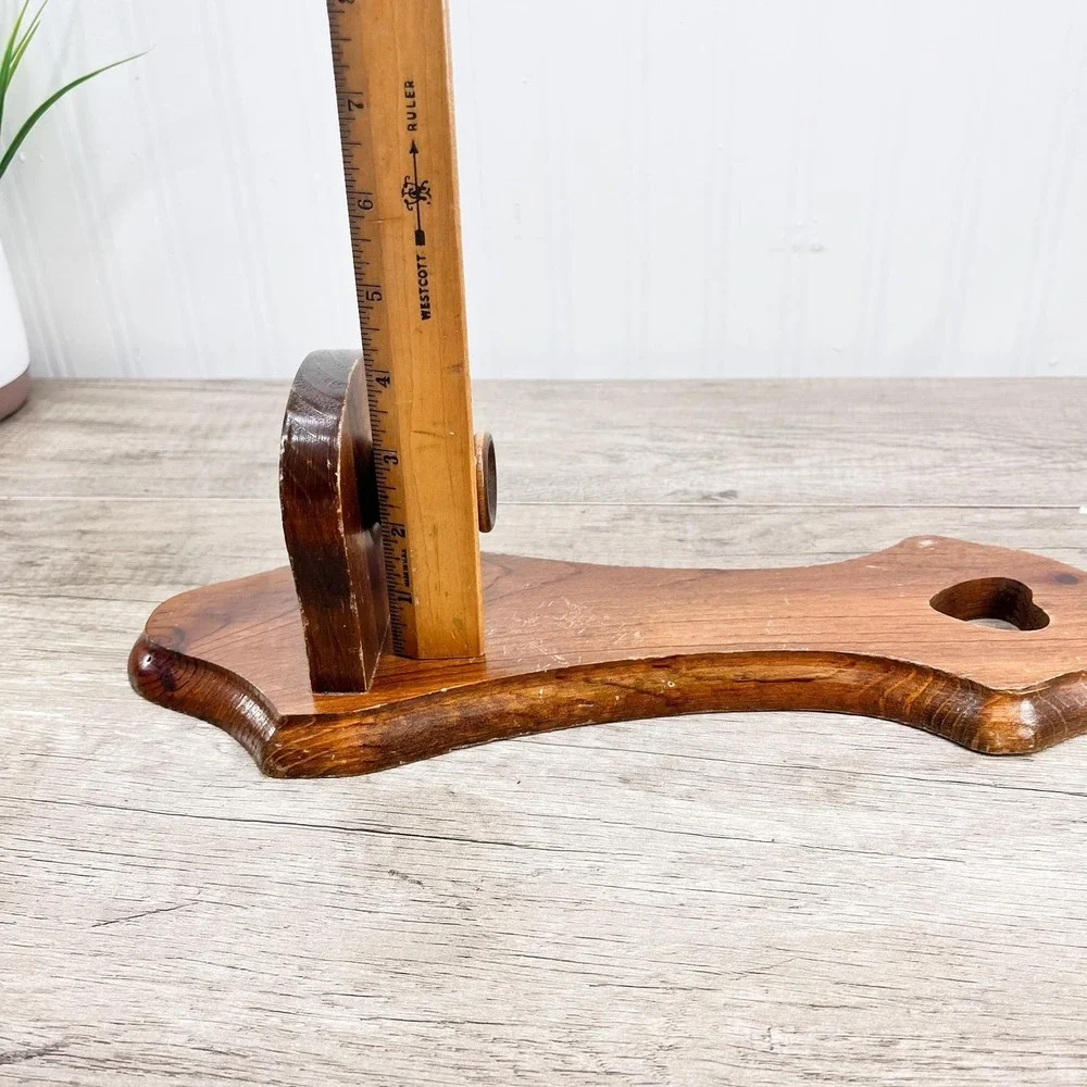 Vintage‎ Wooden Heart Wall Sconce Candleholder: Midcentury Modern Home Decor